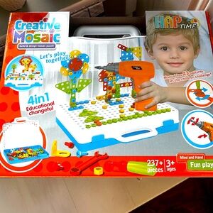 Creative Mosaic Build and Design Toddler Toy NWT